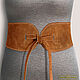 Belt 'Elena' made of genuine suede / leather (any color), Belt, Podolsk,  Фото №1
