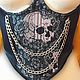  A tightening corset with straps and chains. Corsets. silk fairy tale. My Livemaster. Фото №4