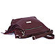 Burgundy Crossbody Bag Made of Genuine Leather-Shoulder Bag Crossbody Bag. Crossbody bag. BagsByKaterinaKlestova (kklestova). Online shopping on My Livemaster.  Фото №2