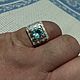  Кольцо Лорд с Топазом, Цитрином, Изумрудом. Кольцо-печатка. rvc71 (service-jеweller). Ярмарка Мастеров.  Фото №6