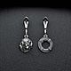 Серьги Ньюфаундленд. Серьги классические. AlexFox Jewelry. Интернет-магазин Ярмарка Мастеров.  Фото №2