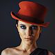 Шляпа цилиндр. Шляпы. Lagutina Millinery. Интернет-магазин Ярмарка Мастеров.  Фото №2