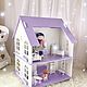 Dollhouse buy with light wooden Barbie Cottage, Doll houses, Ivanovo,  Фото №1