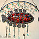 Panels of glass and metal lamp, 'Hard Rock Fish', Stained glass, Odessa,  Фото №1