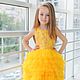 Fancy dress for girls yellow. Dresses. Studio authoring works  Nora (Nikuljak). Online shopping on My Livemaster.  Фото №2