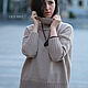 Beige women's sweater with side slits, Sweaters, Yerevan,  Фото №1
