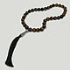 Rosary of good manners Muslim tiger's eye
