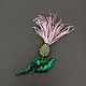 Brooch-pin 'Thistle', Brooches, Ekaterinburg,  Фото №1