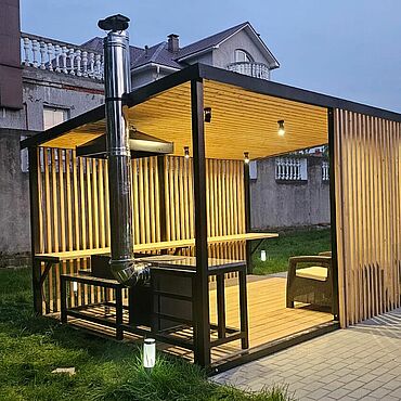 Беседка для мангала "Бостон-2". . Дача и сад ручной работы - Ярмарка Мастеров Дача и сад ручной работы. Ярмарка Мастеров - ручная работа Беседка для мангала "Бостон-2". Handmade.