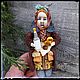  Ватная игрушка, коллекционная кукла Марфуша. Елочные игрушки. Ватные игрушки, куклы Анны Славгородской (slavgorod). Ярмарка Мастеров.  Фото №4