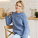 Women's jumper with knobs ' Trinia', Jumpers, Chelyabinsk,  Фото №1
