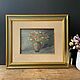 Antique Italian Floral Oil Painting, Vintage paintings, Trento,  Фото №1