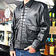 Men's jacket made of lamb leather and crocodile, Mens outerwear, Moscow,  Фото №1
