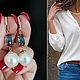 'Montana' Swarovski pearl earrings. Earrings. Mazarine_Blue_Jewelry. Online shopping on My Livemaster.  Фото №2