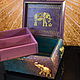 Ataúd Feng Shui. la atracción de la buena suerte. Fengshui Buena Suerte. Card case. Sector South-East. Интернет-магазин Ярмарка Мастеров.  Фото №2