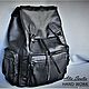 Backpack. M0092.  Leather. Handmade. Individual order. Backpacks. Alia Svalia. Online shopping on My Livemaster.  Фото №2