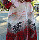 Felted dress ' Amazing Japan'. Dresses. silk wool. My Livemaster. Фото №6
