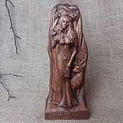 Wood figurine of Freya, the Norse Goddess