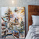 Print on canvas Vanilla frost, Pictures, Moscow,  Фото №1
