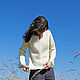 Mohair Jumper, Women's Knitted sweater, Knitted Fluffy Jumper. Jumpers. Dobryy_vyaz. My Livemaster. Фото №6