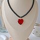 Колье с сердцем. Колье. La-belle-jewelry. Ярмарка Мастеров.  Фото №8
