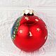 Ёлочный шар "Имбирчик" | Шар на ёлку ёжик. Елочные игрушки. Необычные Ёлочные Игрушки. Ярмарка Мастеров.  Фото №4
