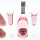  Шампанское «Martini Prosecco» и «Martini Rose». Кукольная еда. Маленький мир   (Наталия Макаревич). Ярмарка Мастеров.  Фото №5