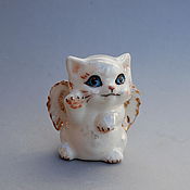 Для дома и интерьера handmade. Livemaster - original item Figurines: Winged cat. Handmade.