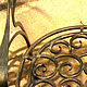 Silla de hierro forjado con estilo Art Nouveau. Chairs1. Forged Art. Ярмарка Мастеров.  Фото №4