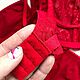 "Secret day red bustier" Комплект нижнего белья. Комплекты белья. BY FEMME BRAND Белье и корсеты. Ярмарка Мастеров.  Фото №4