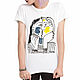 Cotton T-shirt 'Pablo Picasso - Kiss', T-shirts, Moscow,  Фото №1