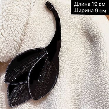 Украшения ручной работы. Ярмарка Мастеров - ручная работа Брошь из бархата большая. Handmade.