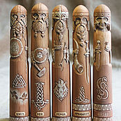 Русский стиль handmade. Livemaster - original item Norse gods Odin, Thor, Freyr, Heimdall, Loki. ( idol -2000 ). Handmade.