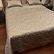 Single-color double-sided quilted bedspread. Bedspreads. irinagur4. Online shopping on My Livemaster.  Фото №2
