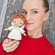 Ангел -хранитель, Ангелок вязаный ручная работа. Амигуруми куклы и игрушки. Анна. Ярмарка Мастеров.  Фото №8