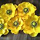 Жёлтые анемоны в интернет-магазине на Ярмарке Мастеров | Цветочный ...