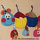 Гусеница-карман. Мягкие игрушки. РостОк. Интернет-магазин Ярмарка Мастеров.  Фото №2