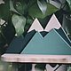 Полка "ГОРЫ". Полки. CURLWOOD. Интернет-магазин Ярмарка Мастеров.  Фото №2