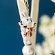 Asymmetric Rabbit Messenger Earrings From Alice in Wonderland. Earrings. Coffeelena. My Livemaster. Фото №6