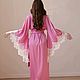 Пеньюар Премиальный "Пион" длинный. Халаты. DRESSART Модный Дом Анны Ивановой (dressartcouture). Ярмарка Мастеров.  Фото №6