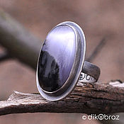 Украшения handmade. Livemaster - original item Ring At The Edge of The Earth, dendroagate. Handmade.