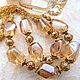 Necklace 'crystal Gold' (rock crystal, hematite). Necklace. Pani Kratova (panikratova). Online shopping on My Livemaster.  Фото №2