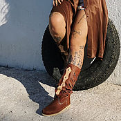 Обувь ручной работы. Ярмарка Мастеров - ручная работа INDIANINI - botas italianas hechas a Mano - colores surtidos. Handmade.