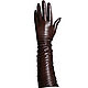 Size 7.5. Winter long gloves made of brown leather with TOUCH. Vintage gloves. Butichok from N.. Online shopping on My Livemaster.  Фото №2
