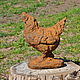 Chicken figurine for the garden aged Provence Vintage. Figurines. Decor concrete Azov Garden. My Livemaster. Фото №5