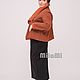 Order Art.4600 jacket made of felted terracotta wool, with Raglan sleeve. MilaMi. Livemaster. . Jackets Фото №3