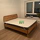 Кровать Lugo One из массива дуба, 1800*2000 мм, цельноламельный. Кровати. Стол заказов мебели из дуба MOS-OAK. Интернет-магазин Ярмарка Мастеров.  Фото №2