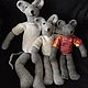 Mouse Lucy and her big family, Stuffed Toys, Lipetsk,  Фото №1