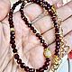 Украшения из граната. Гранатовый комплект. Комплекты украшений. Elena Moonlight Jewelry. Ярмарка Мастеров.  Фото №4