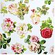 Набор стикеров - Anna Griffin Floral Boiserie Die-Cuts, 192шт. Наклейки. Ностальгия. Интернет-магазин Ярмарка Мастеров.  Фото №2